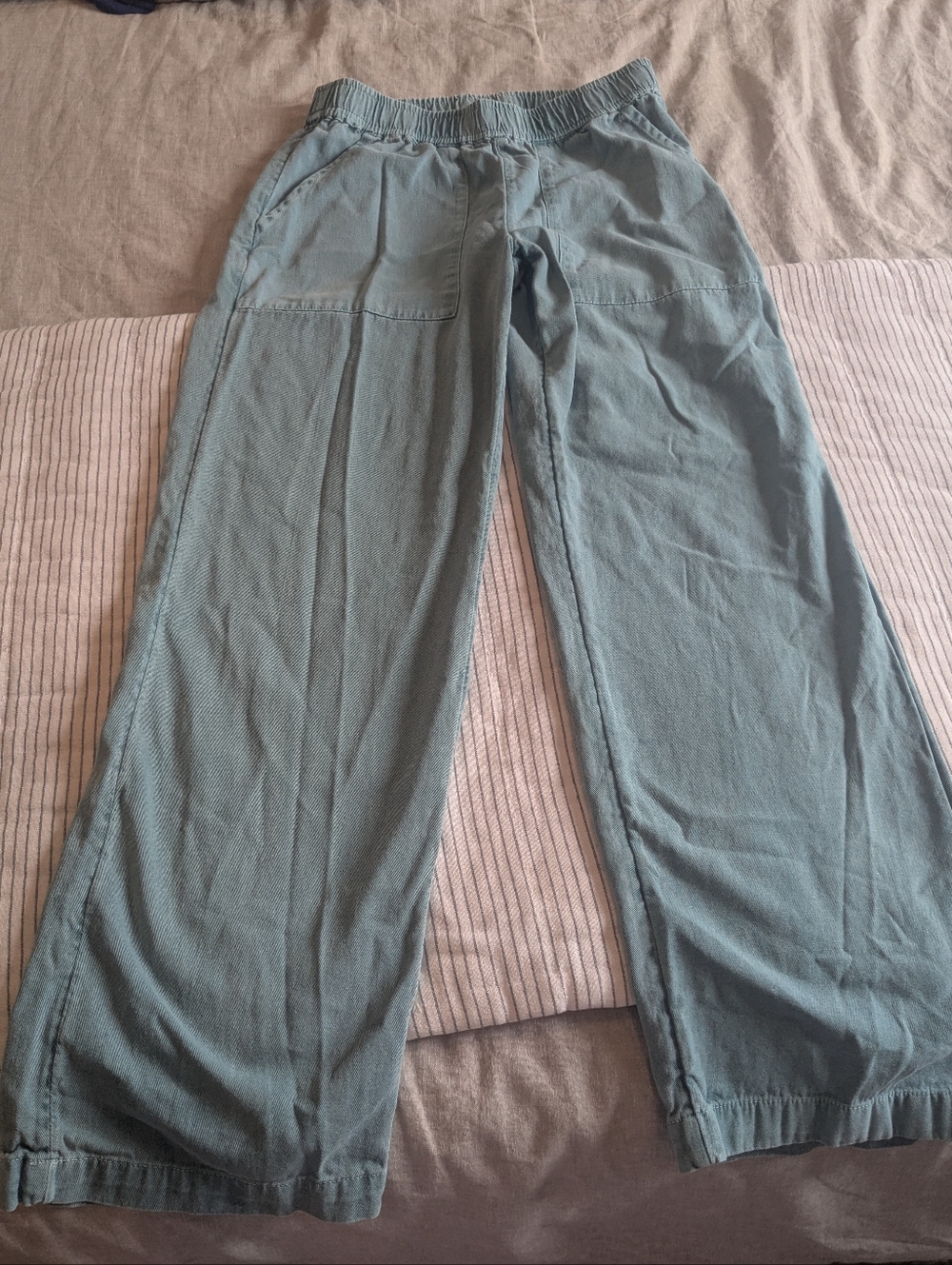 Women's Hurley Wide-Leg Pants in Teal, XS